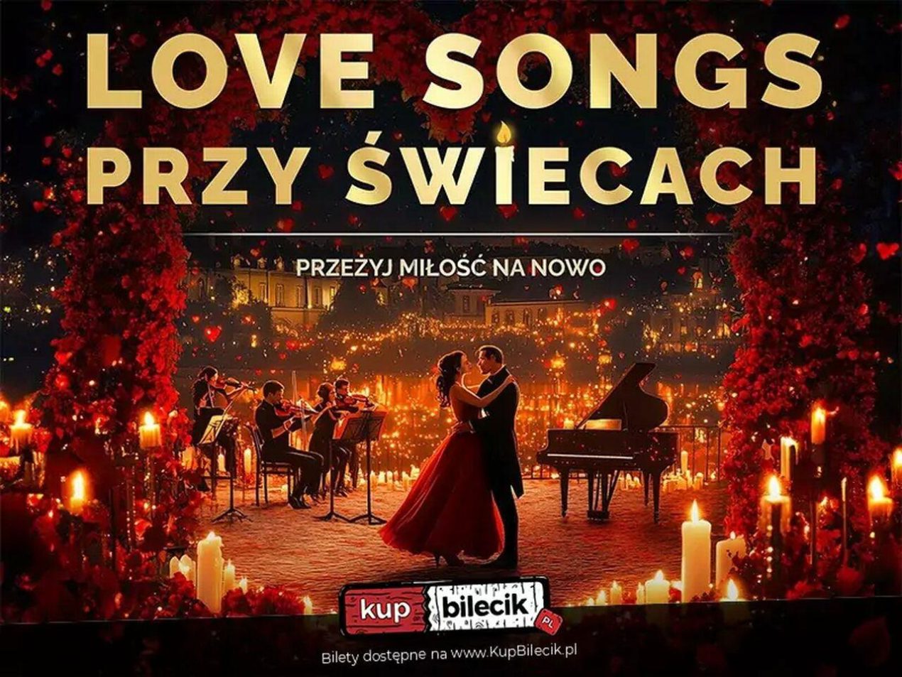 Ilustracja do wpisu: Koncert „Love songs przy Świecach”