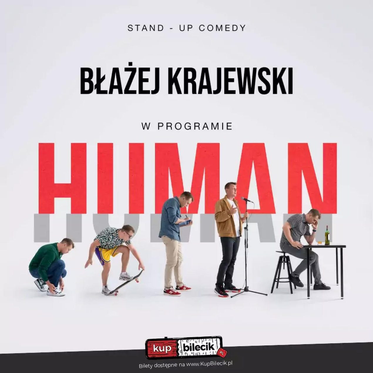 Ilustracja do wpisu: Stand-up – Błażej Krajewski „Human””