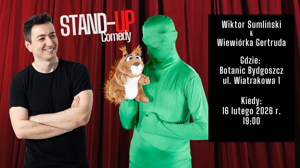 Ilustracja do wpisu: Stand-up – Wiktor Sumliński i Wiewióra