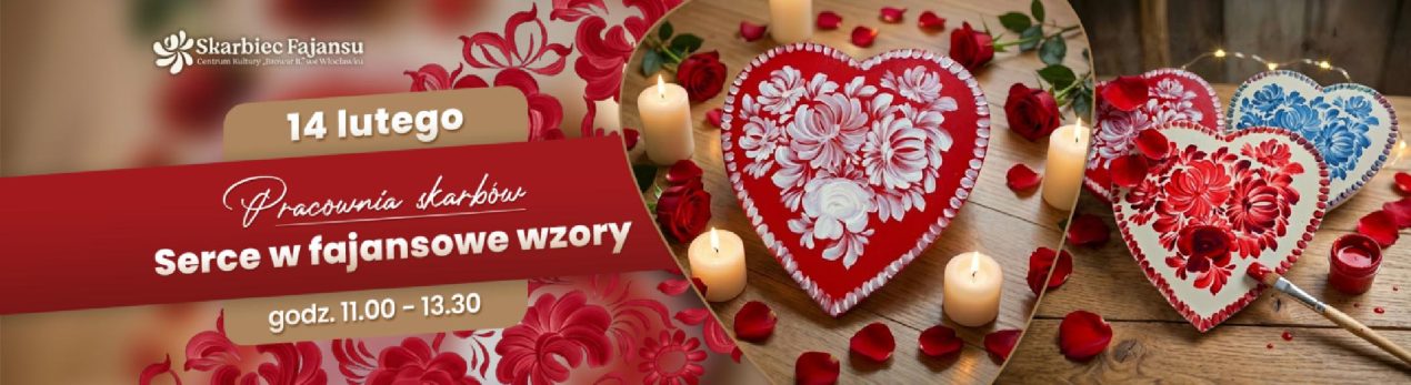 Ilustracja artykułu: „Serce w fajansowe wzory” – walentynkowe