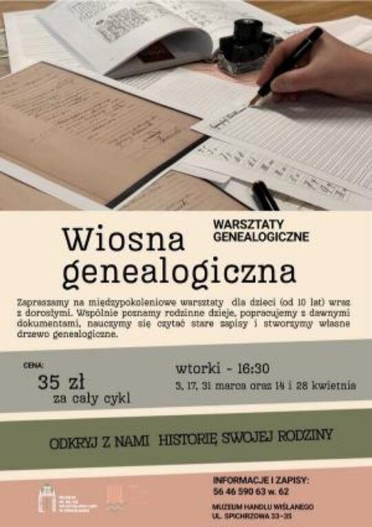 Ilustracja artykułu: Wiosna genealogiczna – międzypokoleniowe warsztaty genealogiczne
