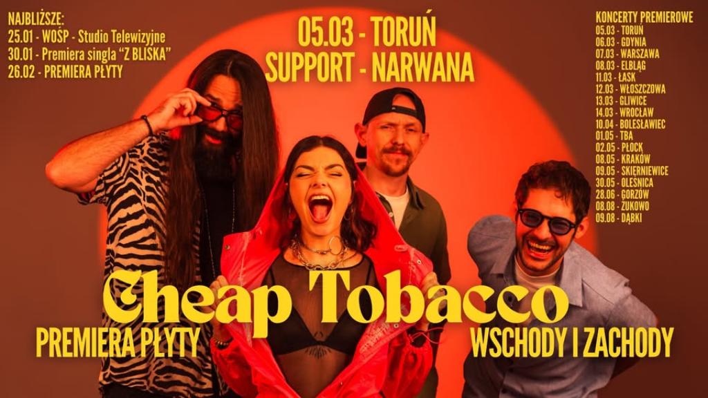 Ilustracja artykułu: Cheap Tobacco / koncert