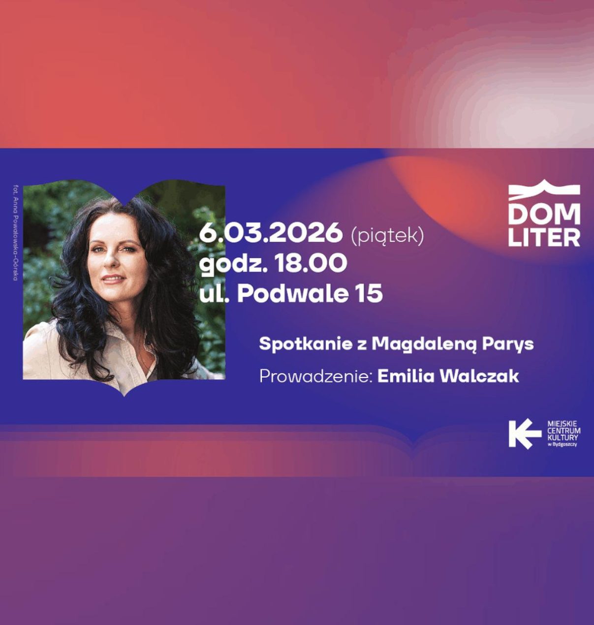 Ilustracja artykułu: Spotkanie z Magdaleną Parys
