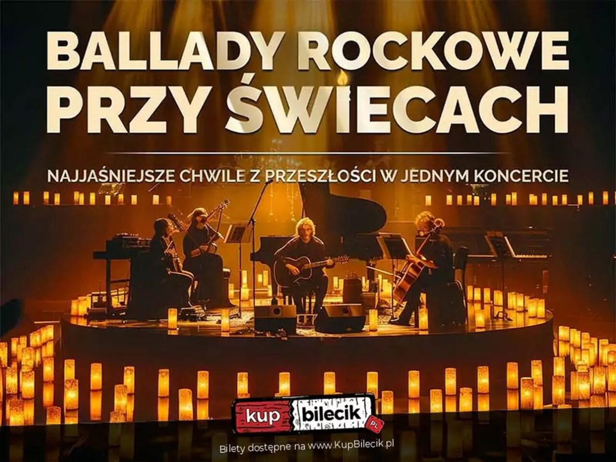 Ilustracja artykułu: Koncert „Ballady rockowe przy świecach”