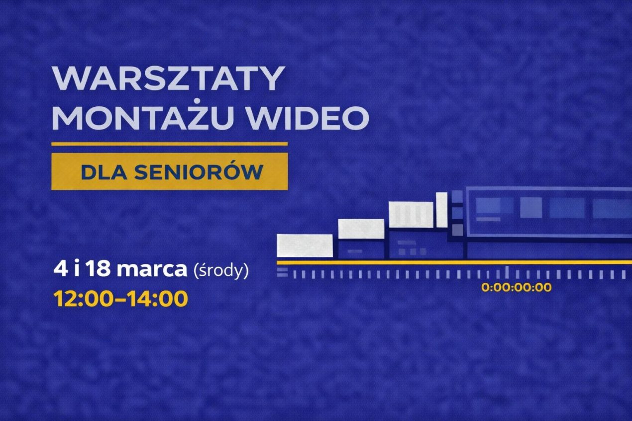 Ilustracja artykułu: Warsztaty montażu wideo dla seniorów