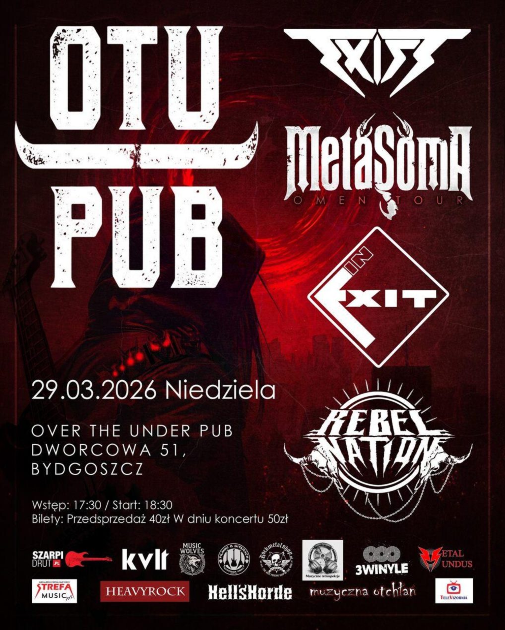 Ilustracja artykułu: Exist, Metasoma, Rebel Nation // koncert