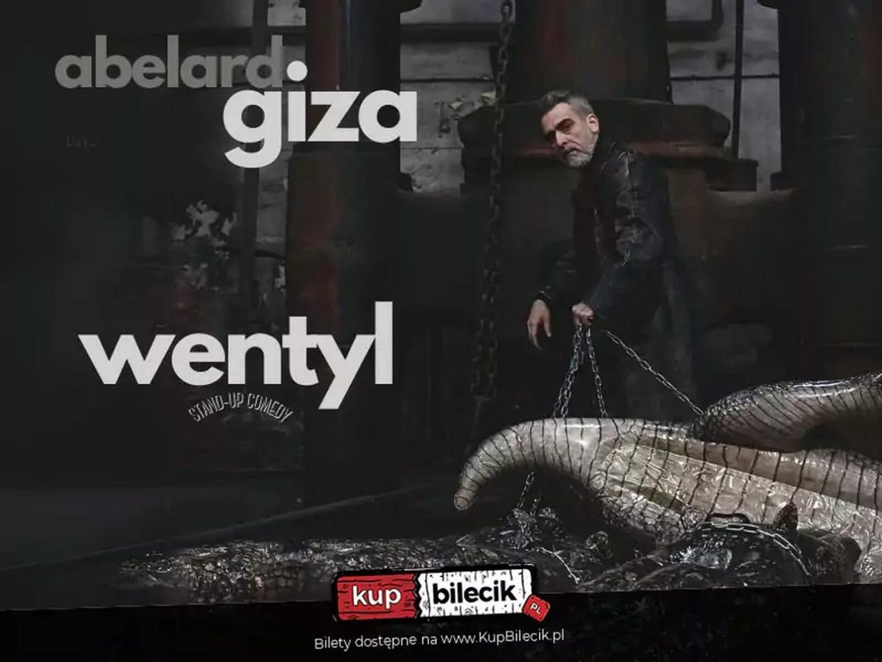 Ilustracja do wpisu: Stand-up – Abelard Giza „Wentyl”
