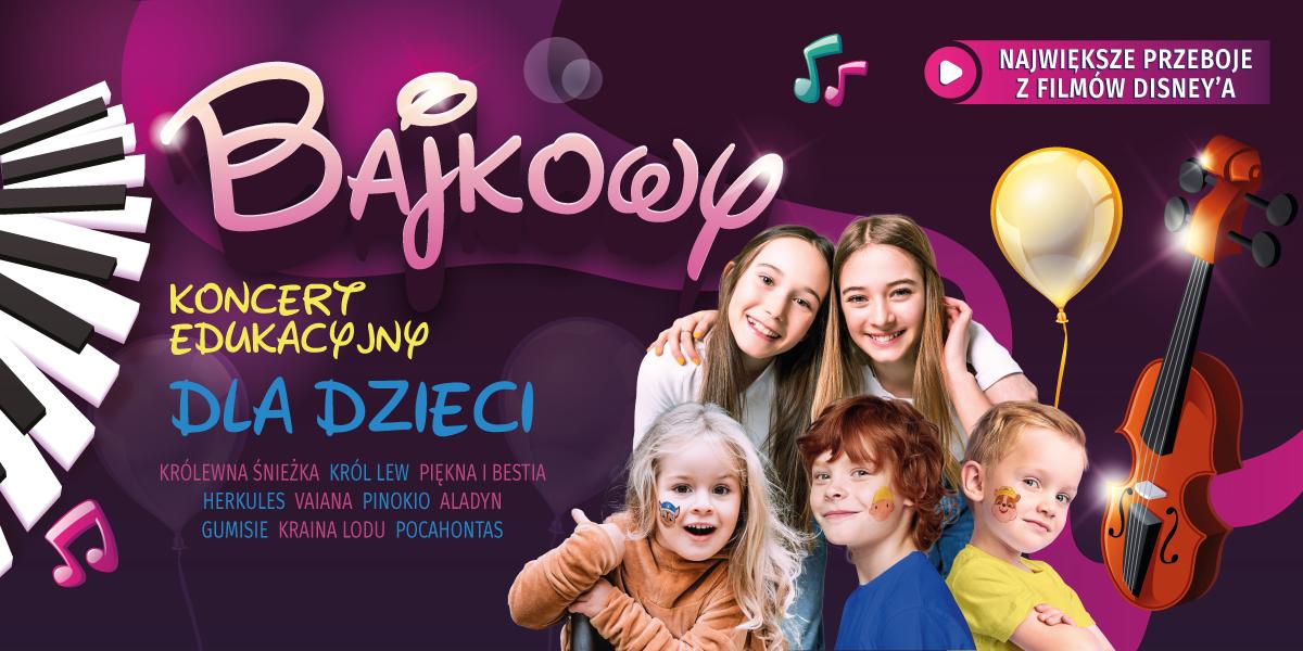 Ilustracja do wpisu: Bajkowy koncert muzyczno-edukacyjny dla dzieci