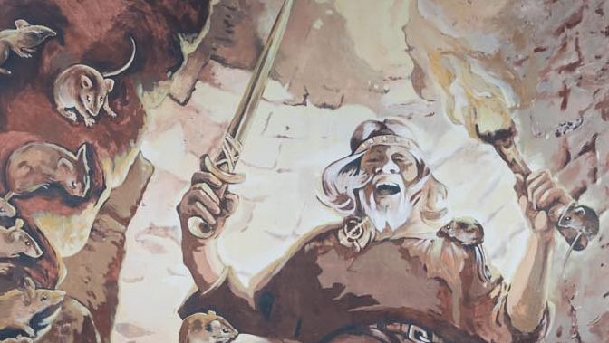 Ilustracja artykułu: Kruszwica – Mural z Popielem