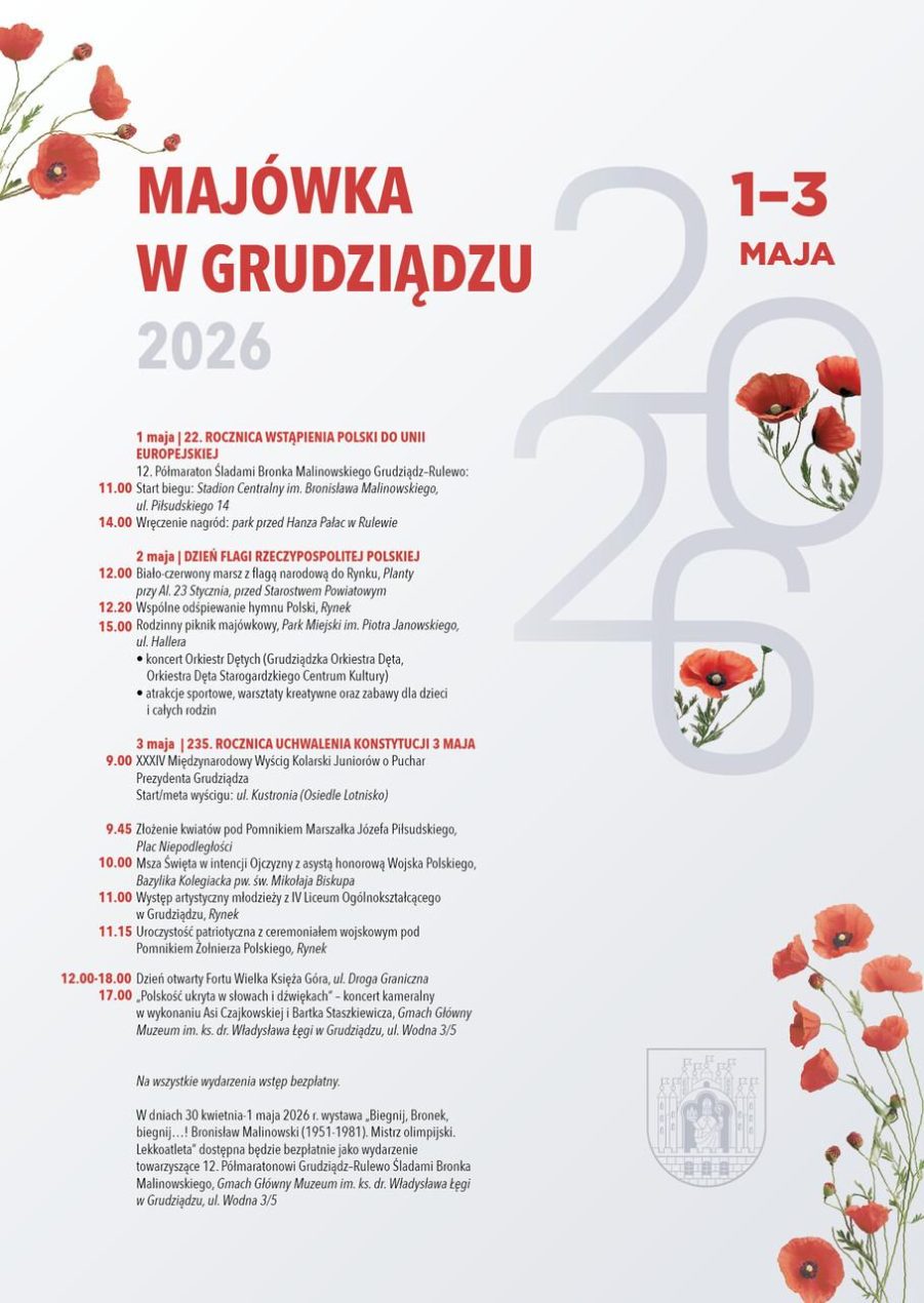 Ilustracja artykułu: Majówka w Grudziądzu 2026 – dzień