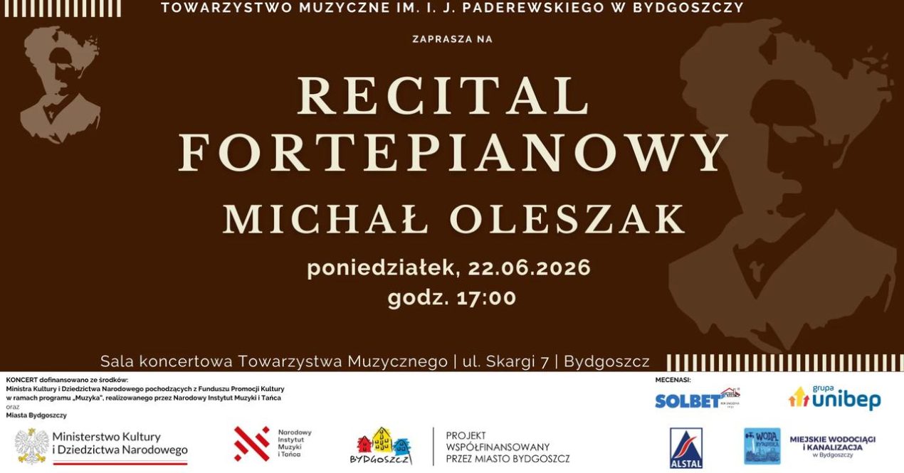 Ilustracja do wpisu: Recital fortepianowy – Michał Oleszak
