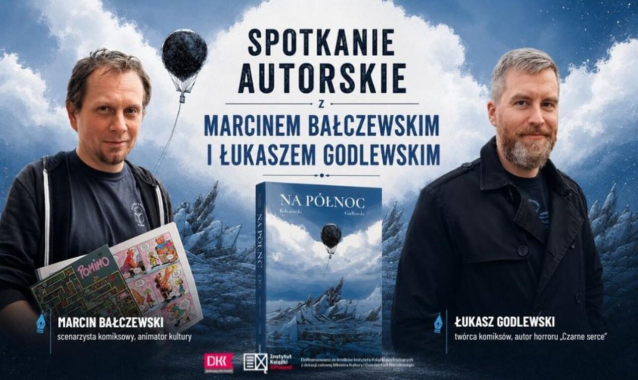 Ilustracja do wpisu: Spotkanie z Marcinem Bałczewskim i Łukaszem