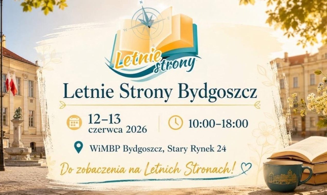 Ilustracja artykułu: Festiwal książki „Letnie Strony w Bydgoszczy”