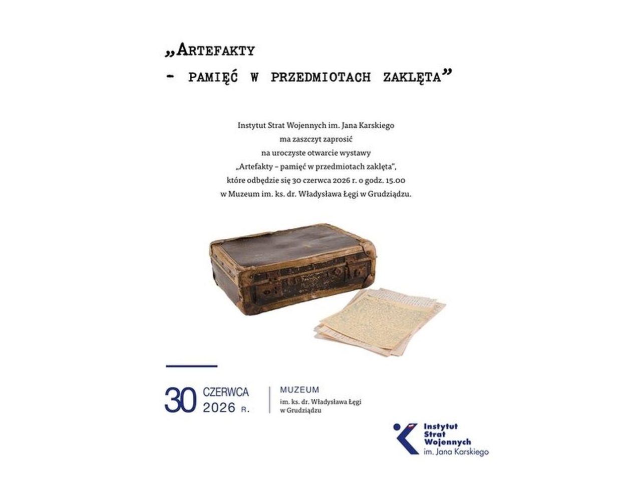 Ilustracja artykułu: Wystawa plenerowa „Artefakty – pamięć w