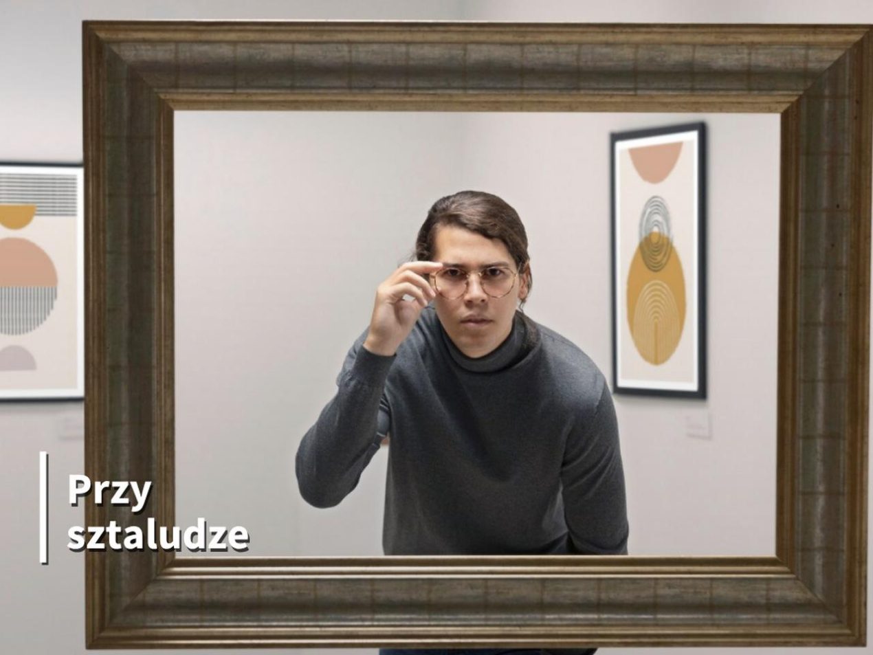 Ilustracja artykułu: Warsztaty kreatywne, autoportret „Przy sztaludze”
