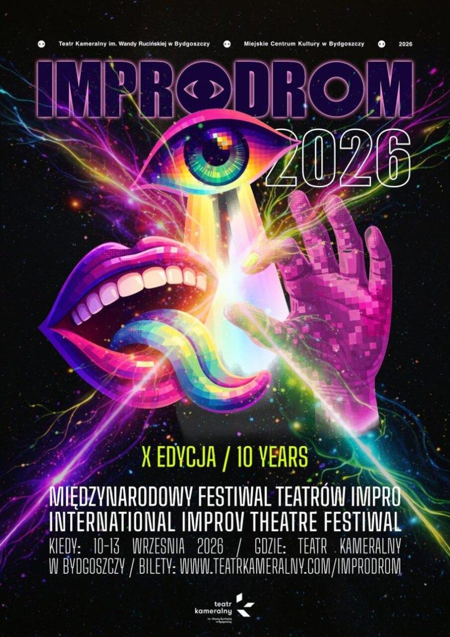 Ilustracja artykułu: Festiwal Teatrów Improwizowanych Improdrom 2026 –