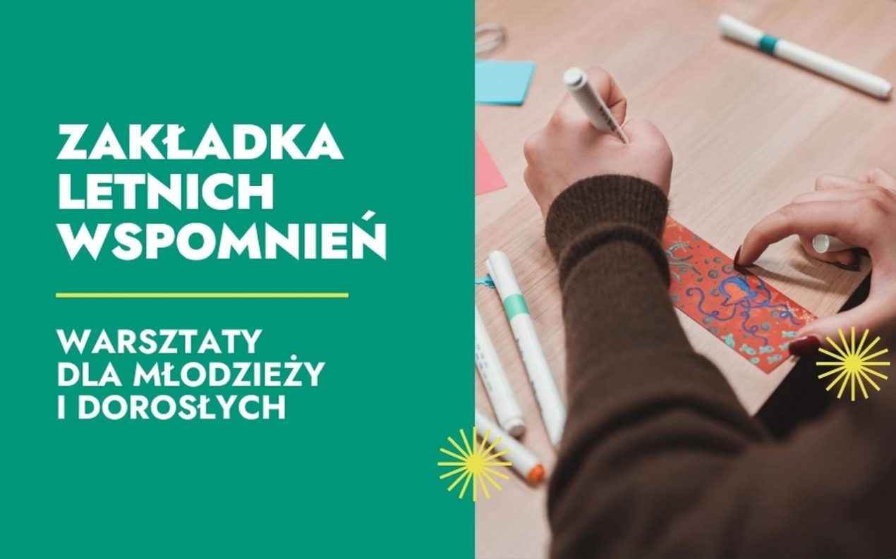 Ilustracja artykułu: Warsztaty dla młodzieży i dorosłych „Zakładka
