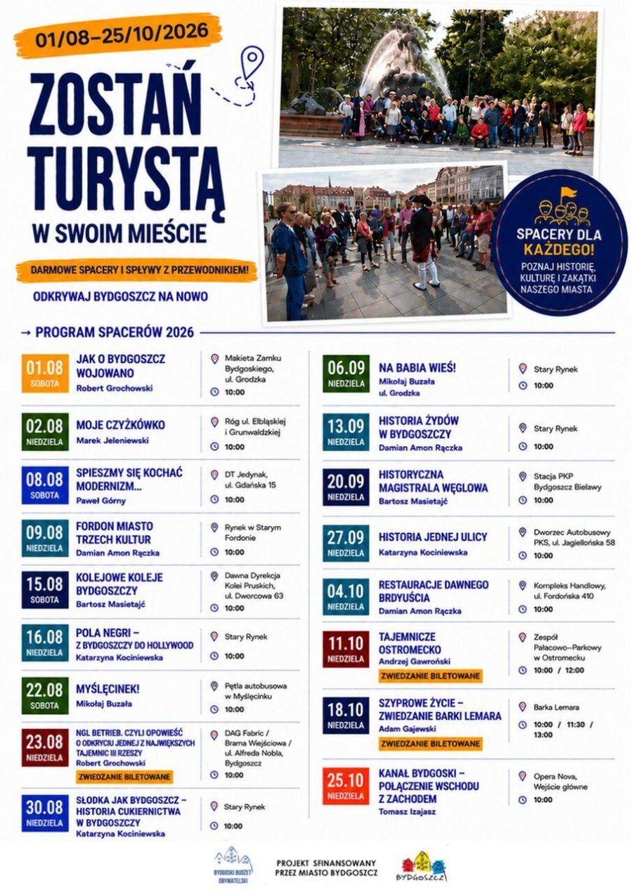 Ilustracja do wpisu: Spacer „Zostań Turystą w swoim mieście”