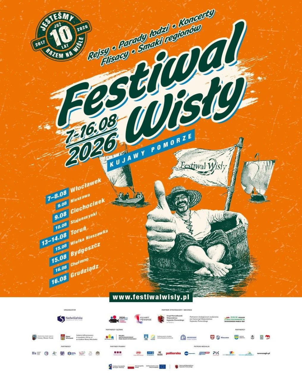 Ilustracja artykułu: Festiwal Wisły 2026 / Wielka Nieszawka