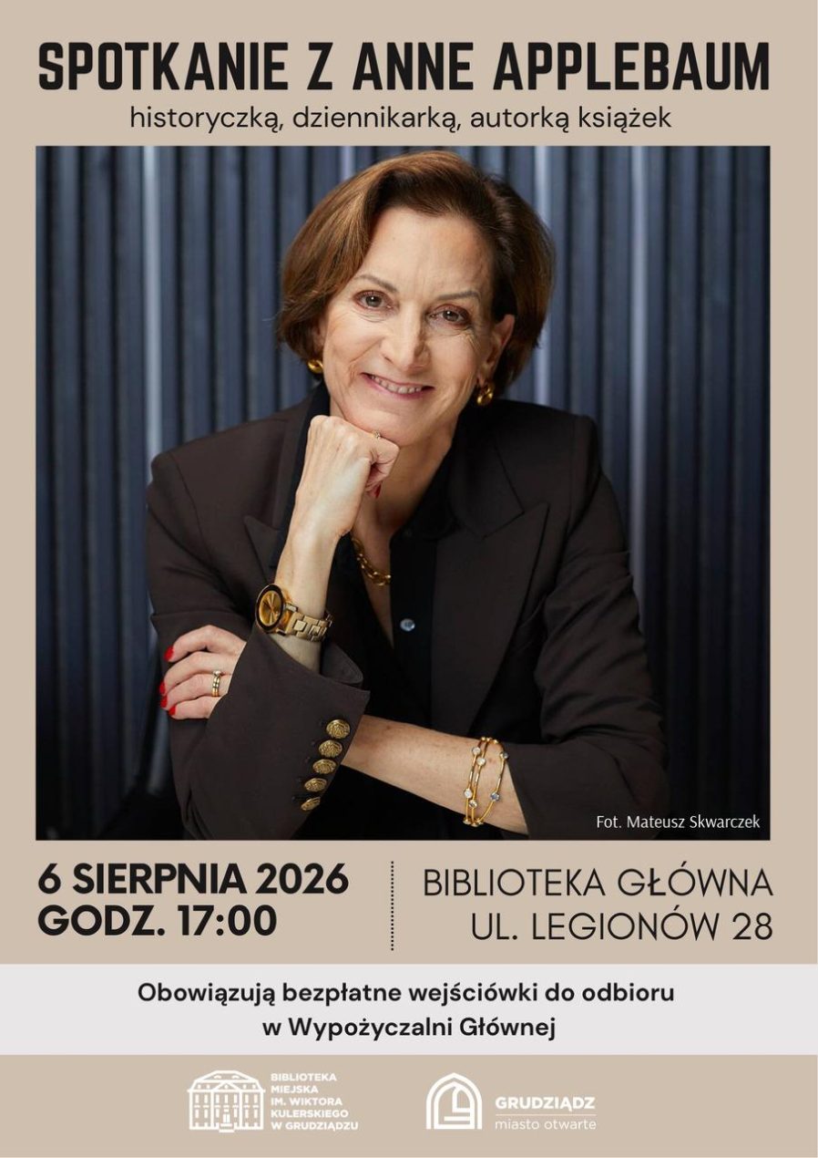 Ilustracja do wpisu: Spotkanie z Anne Applebaum