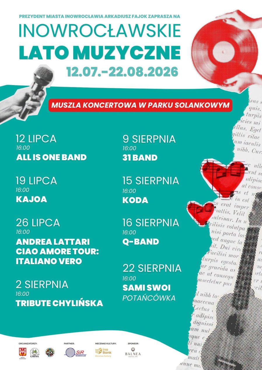 Ilustracja do wpisu: Inowrocławskie Lato Muzyczne 2026: Sami Swoi