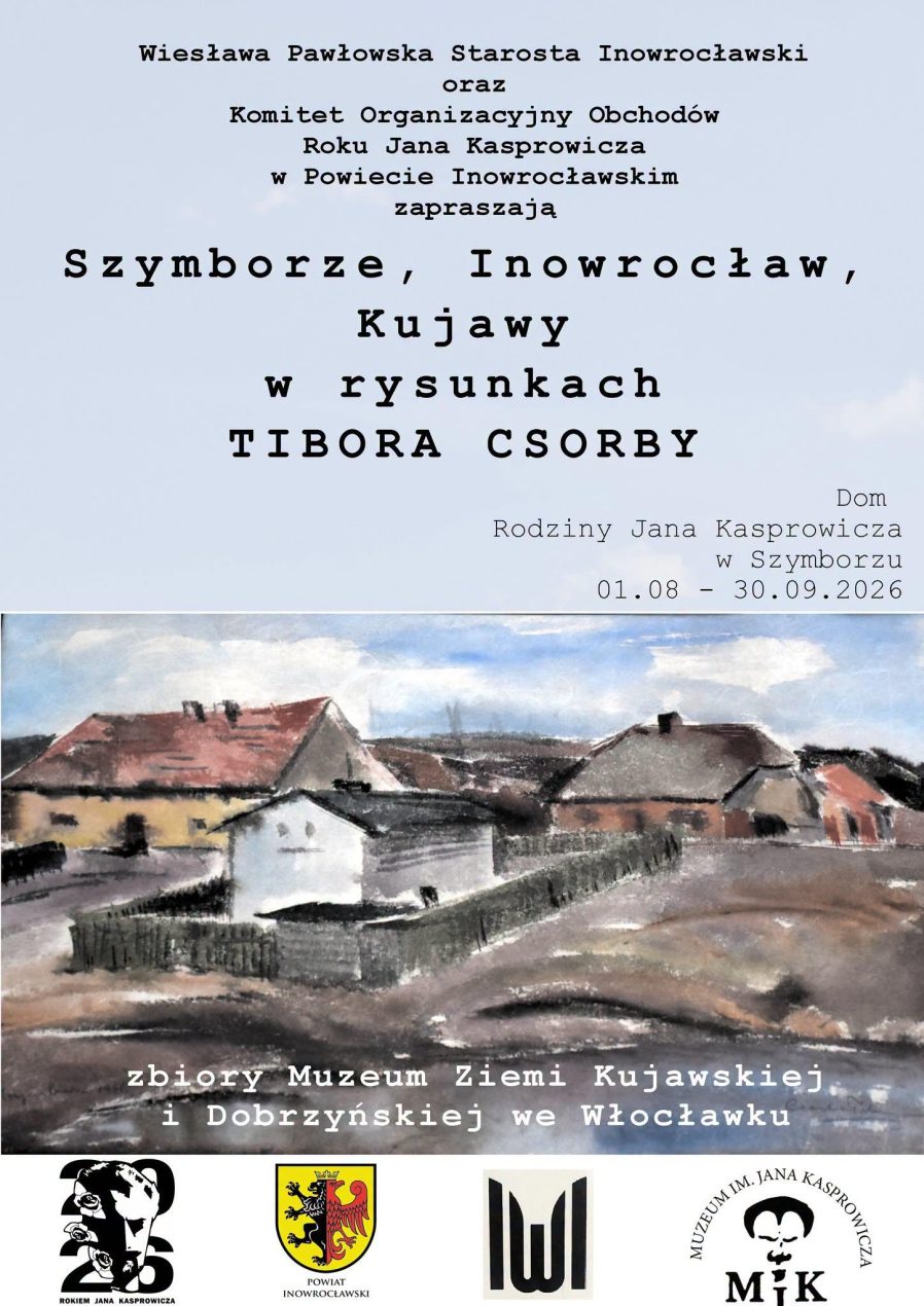 Ilustracja artykułu: Wystawa „Szymborze, Inowrocław, Kujawy w rysunkach