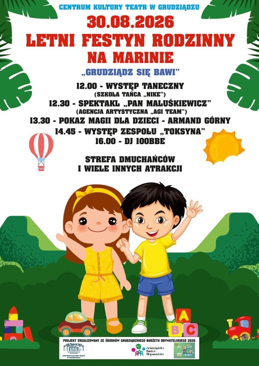 Ilustracja artykułu: Festyn Rodzinny na Marinie „Grudziądz się