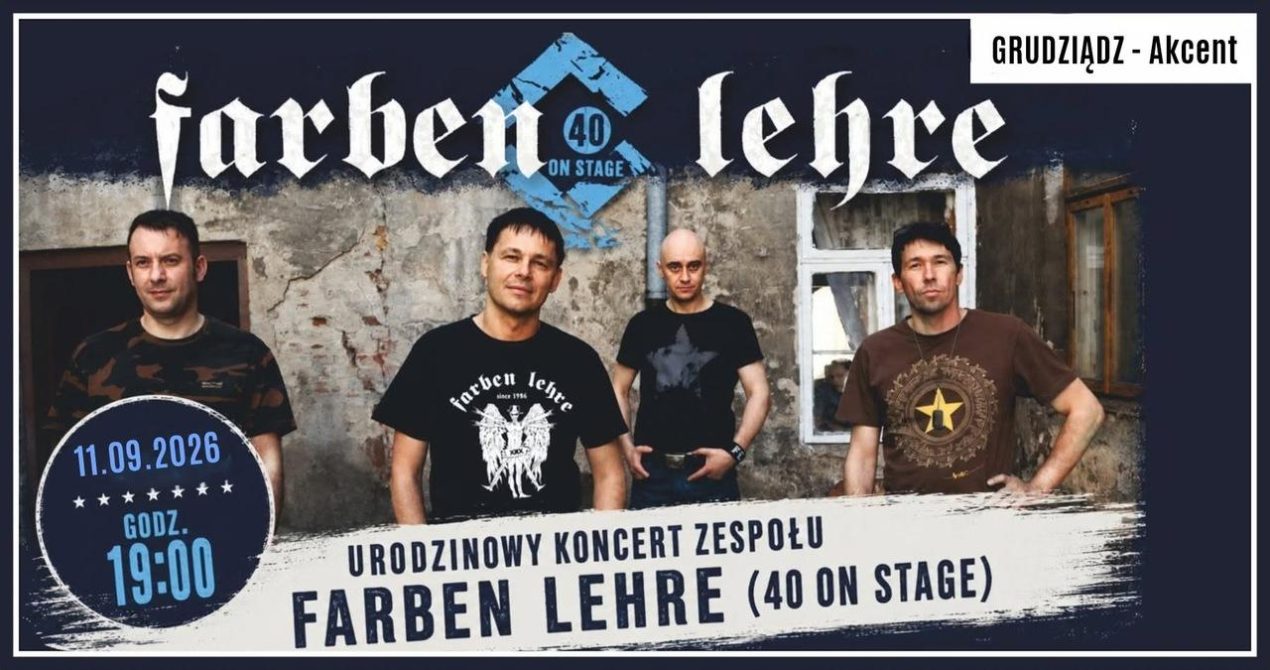 Ilustracja artykułu: Farben Lehre „40 lat na scenie”