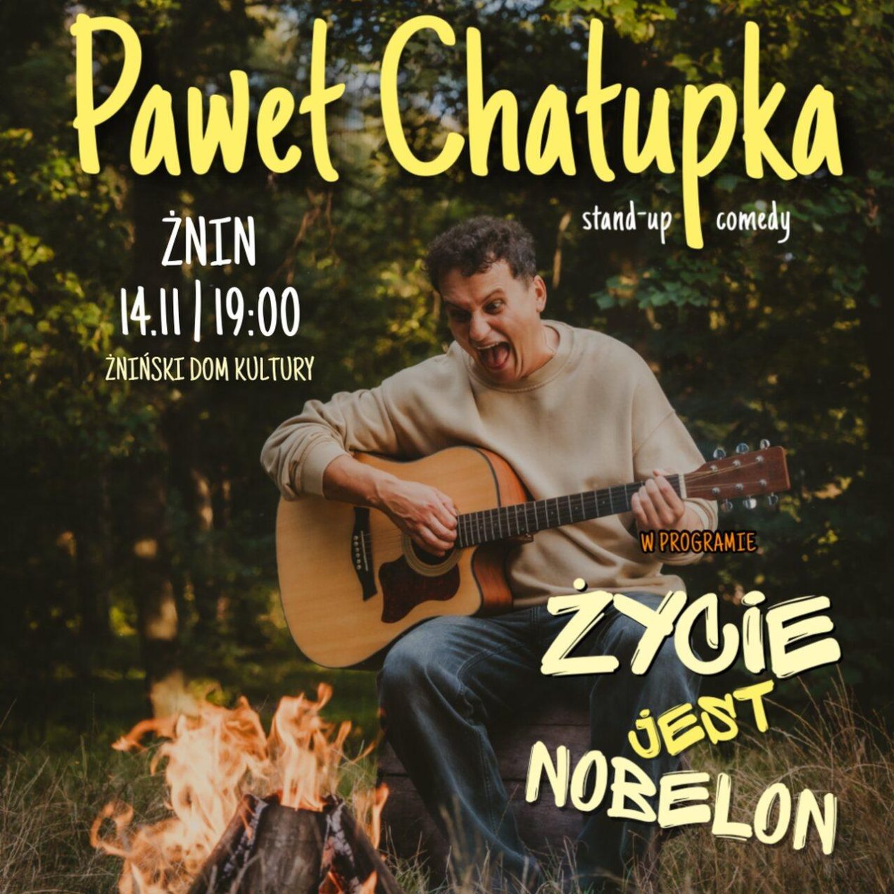 Ilustracja artykułu: Stand-up – Paweł Chałupka „Życie jest