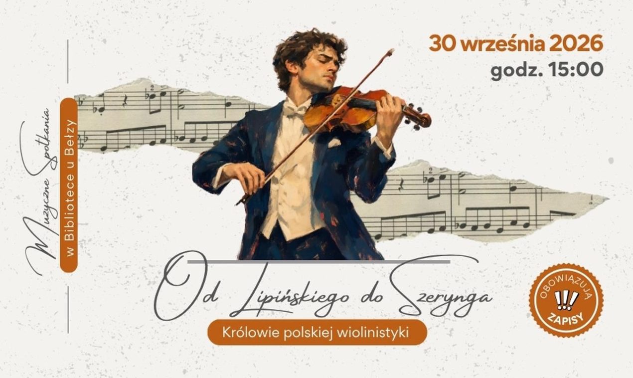Ilustracja do wpisu: Muzyczne Spotkania w Bibliotece u Bełzy