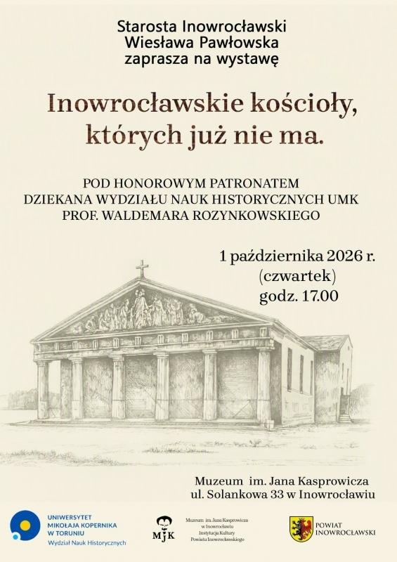 Ilustracja do wpisu: Wernisaż wystawy „Inowrocławskie kościoły, których już