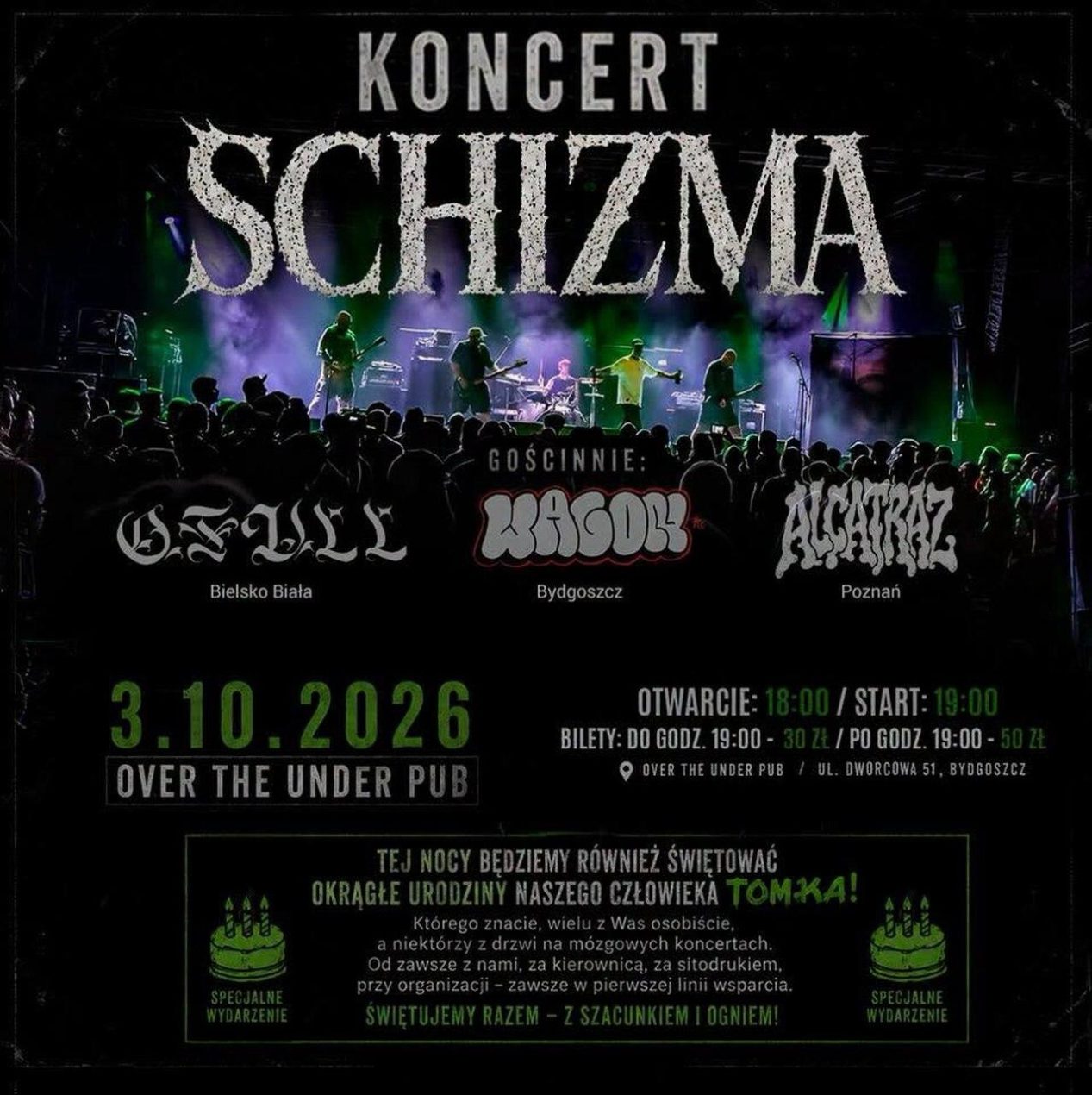 Ilustracja do wpisu: Schizma / koncert