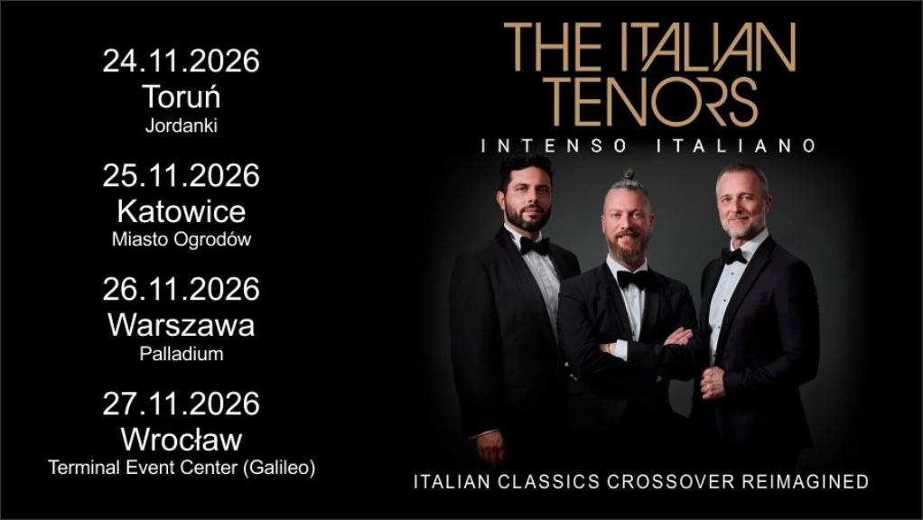 Ilustracja do wpisu: Koncert – The Italian Tenors